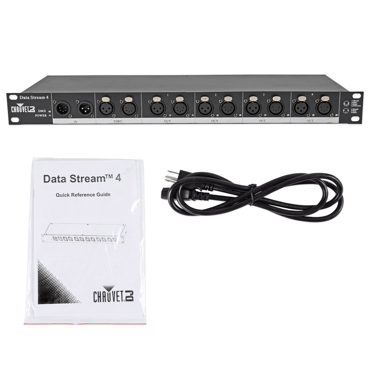Chauvet DJ DATASTREAM4 Datastream 1 - 4 Optical Splitter