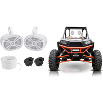Pair 6x9" White Rollbar Speakers For JEEP/ATV/UTV/RZR/CART/Polaris