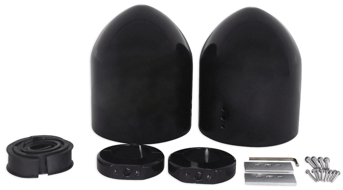 Pair KICKER 45KM654 6.5" 390w Black Marine Wakeboard Swivel Tower Boat Speakers