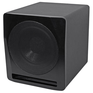 Rockville APM10B 10" 400 Watt Powered Studio Subwoofer Pro Sub + Acoustic Riser