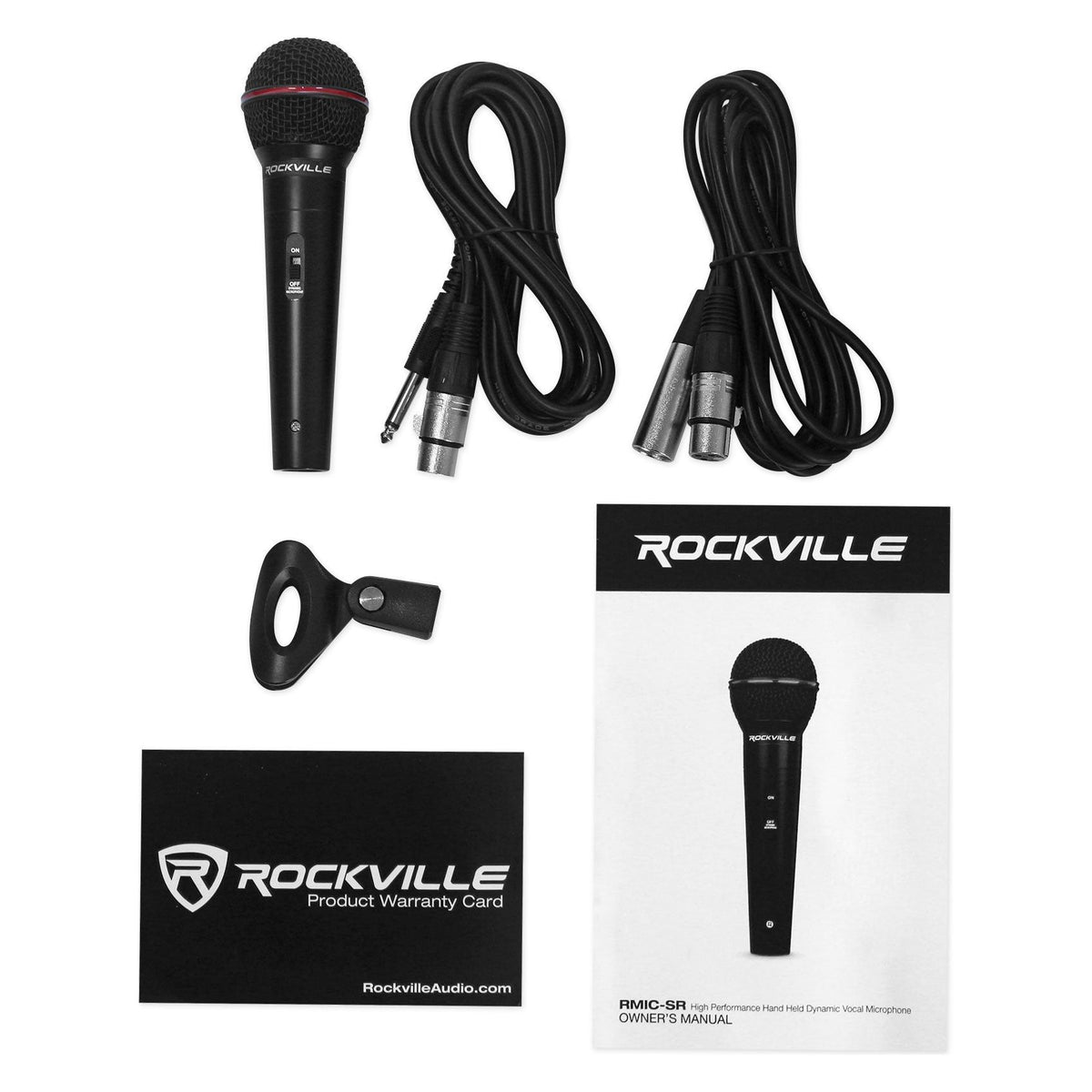 PRO‑M50 SR Headphones + RMIC‑SR Microphone + Desktop Stand Bundle