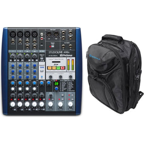 Presonus StudioLive AR8 USB Hybrid Live Sound/Studio Recording Mixer+Backpack