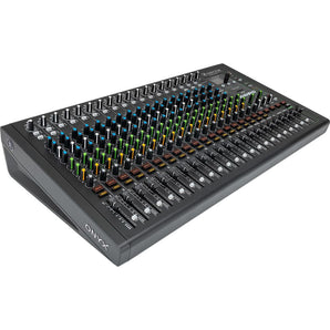 Mackie ONYX24 24-Channel Analog Mixer w/ Multi-Track USB/3-Band EQ+Bluetooth