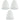 (3) Rockville PEN-65T White 6.5" 70V Hanging Pendant Speakers For Restaurant/Bar