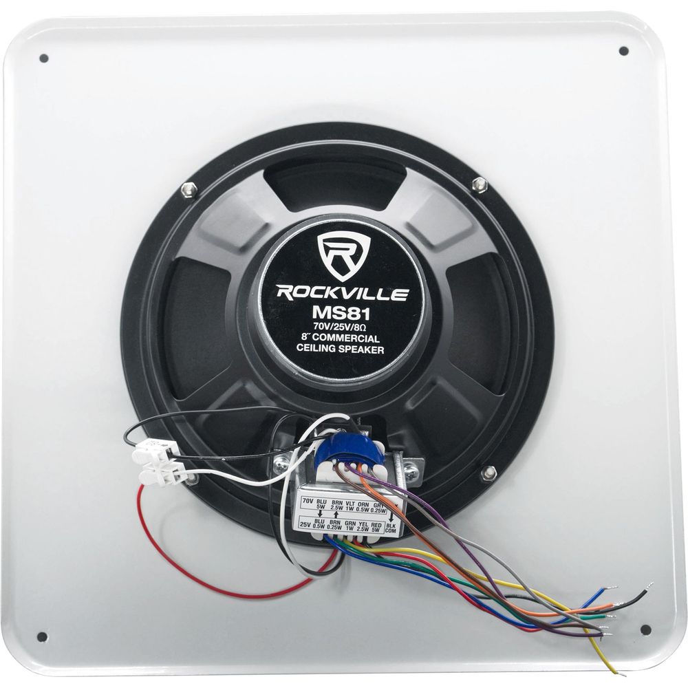 Commercial Amp+24) 8" Background Music Ceiling Speakers For Restaurant