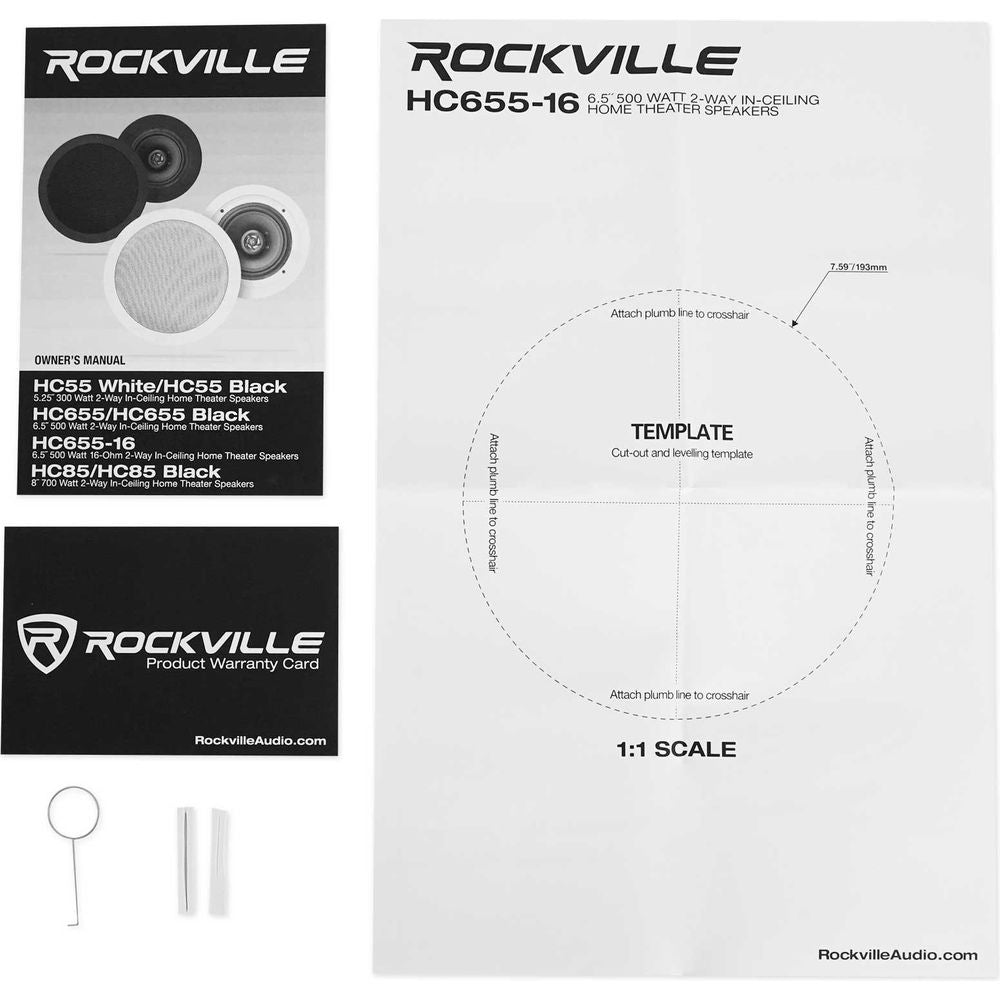 RPA60BT 8-Pack + Rock Shaker 10 Subwoofer Bundle
