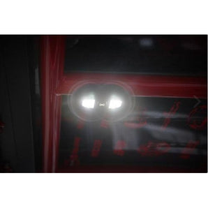 300 Lumens LED Dome Light+Cage Clamps+Billet Mount for Yamaha Rhino Hyper-White