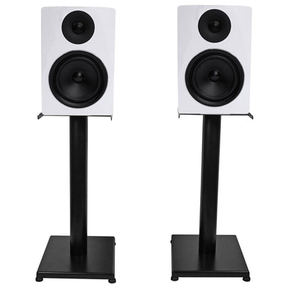 APM6W 6.5" 350 Watt USB Studio Monitor Speakers+Black 21" Stands