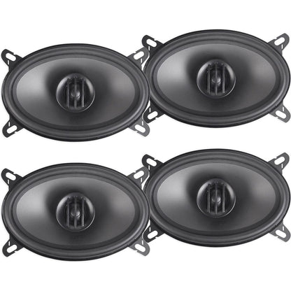 (4) MTX THUNDER46 4x6" 2-Way Coaxial Car Audio Speakers