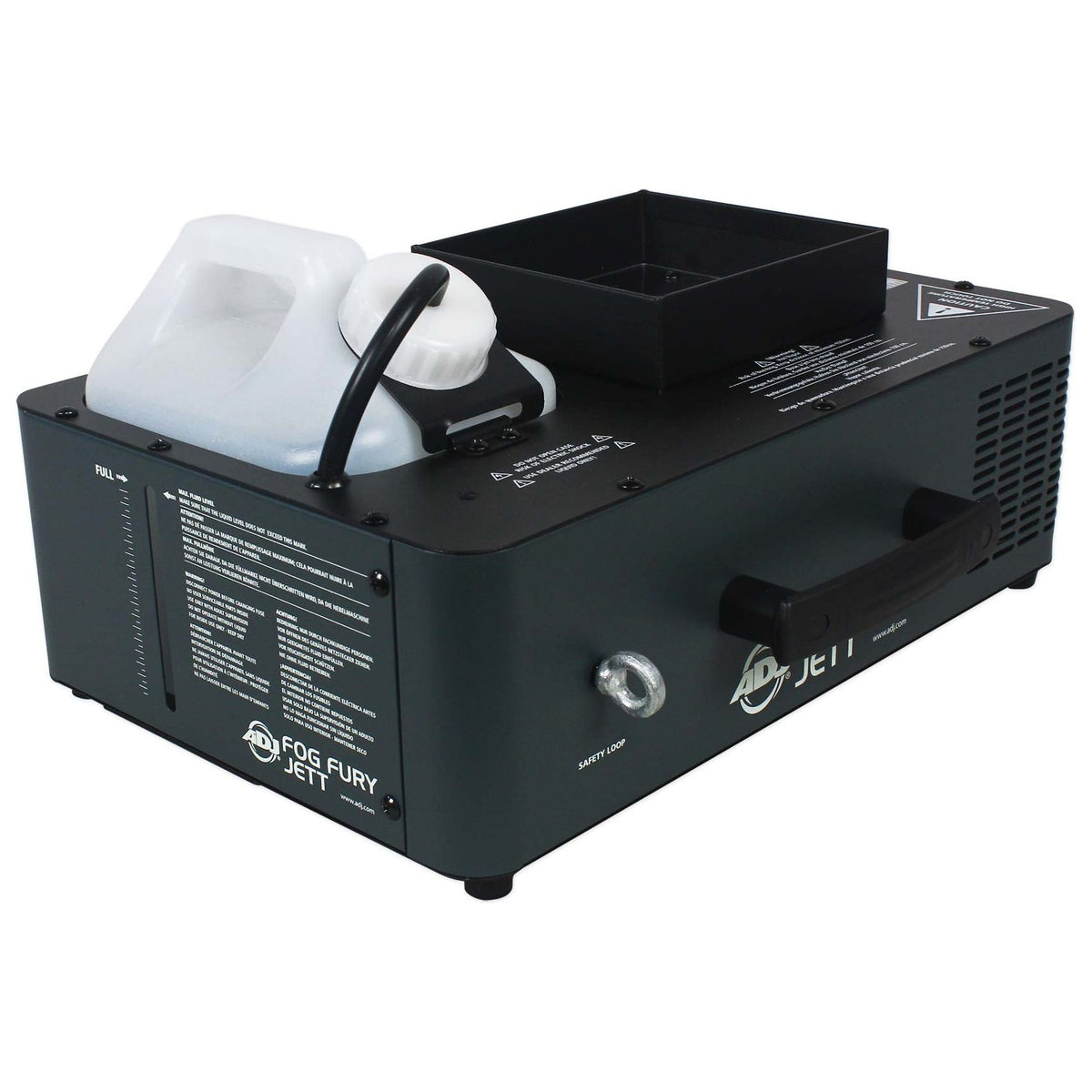 American DJ Fog Fury Jett 700W Vertical Fog Machine w/12 LED+DMX+Wireless Remote