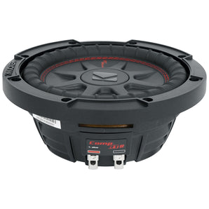 KICKER 48CWRT84 CompRT 600w Shallow Slim 8" Subwoofer DVC 4-ohm Car Sub COMPRT8