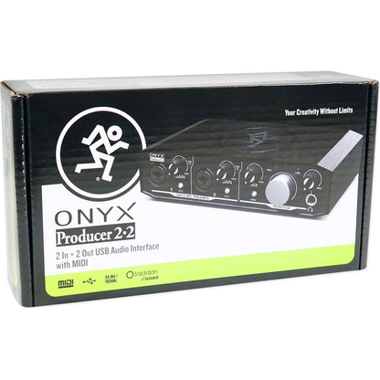 Onyx Producer 2.2 2x2 USB MIDI Recording Studio Interface with Headphones