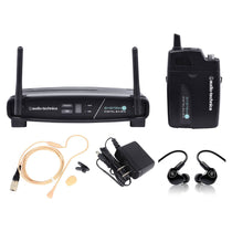 ATW-1101/H92-TH Wireless Beige Headset Mic System with MP-120 In-Ear Monitors