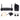 Audio Technica ATW-1101/H92-Th System 10 Wireless Headset System Bundle with Mackie Monitors