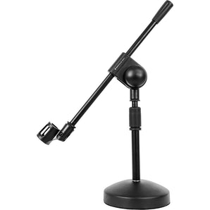 Rockville Kick Drum Stand w/ Steel Round Base For Shure Beta 52A Microphone Mic