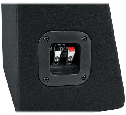 Kicker 48TCWRT82 COMPRT8 8" 600W Loaded Shallow Subwoofer+Mono Amplifier+Amp Kit