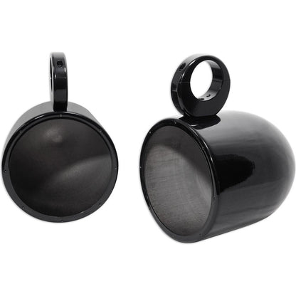 MAC80B Black 7.7" Tower Speaker Pods 2-Pack + MAC360B Swivel Clamps Bundle