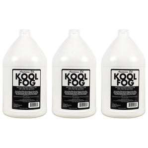 (3)  American DJ Kool Fog 1 Gallon Fog/Mist Fluid/Juice for Mister Kool