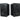 Pair Rockville RockShelf 58B 360w Black 5.25" Home Theater Bookshelf Speakers/8 Ohm