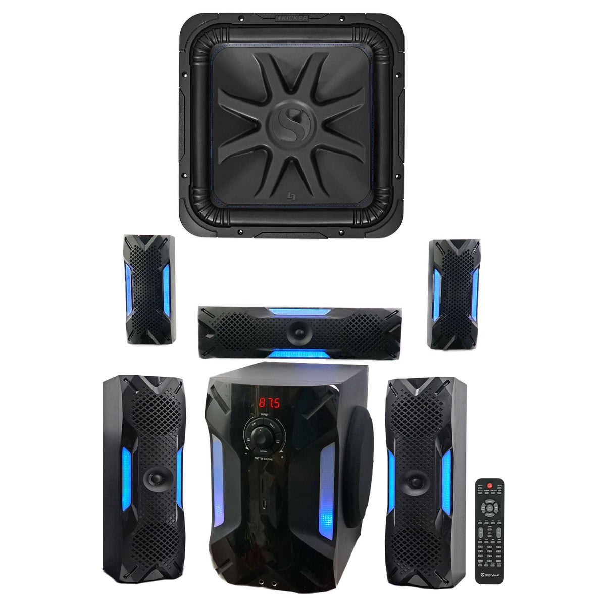 L7S154 15" Solo-Baric Subwoofer + HTS56 Home Theater System