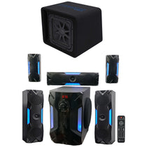 44VL7S122 12" Loaded Ported Sub Enclosure + HTS56 Home Theater System