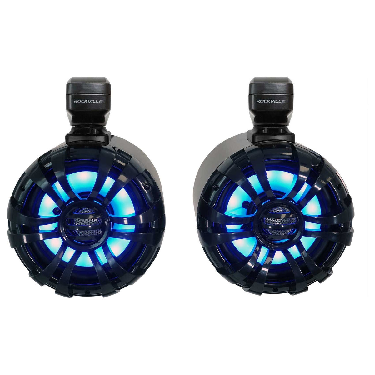 WB65KLED Black 4-Pack + DBM45 Marine Amplifier Bundle