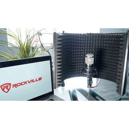RCM01 Studio Recording Condenser Microphone Mic+Shock Mount+Shield