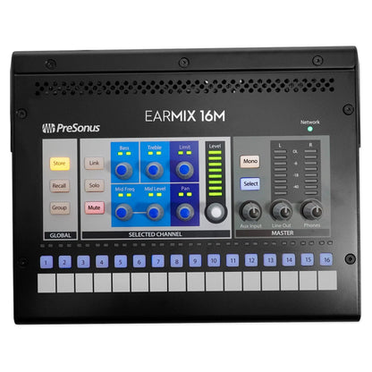3 EarMix 16M AVB Monitor Mixers + 3 Mackie MC-250 Headphones
