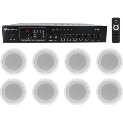 CCL5T White 8-Pack + RCS80-1 Bundle