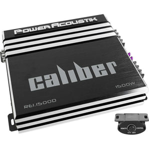 Power Acoustik RE1-1500D 1500 Watt Mono Amplifier Car Audio Amp+Wire Kit
