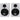 Rockville APM8W 8" 2-Way 500W Active/Powered USB Studio Monitor Speakers Pair