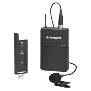 SAMSON Stage XPD2 USB Digital Wireless Beltpack Microphone System w/LM8 Lavalier