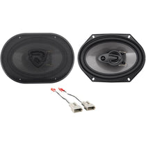 Rockville 6x8" Rear Factory Speaker Replacement+Harness For 1999-03 Ford F-150