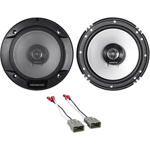 6.5" Kenwood Factory Door Speaker Replacement Kit For 1999-2000 Honda Civic