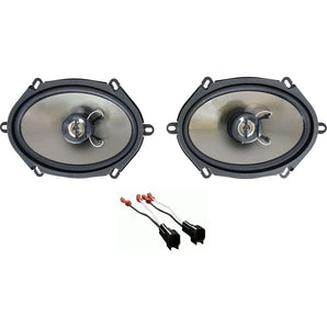Clarion 6x8" Front Speaker Replacement Kit For 1999-2004 Ford F-250/350/450/550
