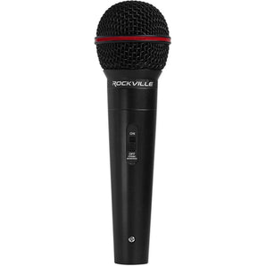Rockville RMIC-SR Handheld DJ Vocal Recording Wired Microphone+Cables+Mic Case