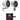 (2) Polk Audio 4" Chrome Tower Speakers+MTX 2-Channel Amp For ATV/UTVCART