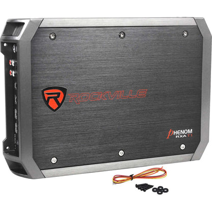 Rockville K5 W10K5S4 10" 1200 Watt 4 Ohm Car Audio Subwoofer+Amplifier+Amp Kit