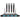 Rockville RWM4401UH QUAD UHF 4 Wireless HandHeld Microphone System w/LCD Display