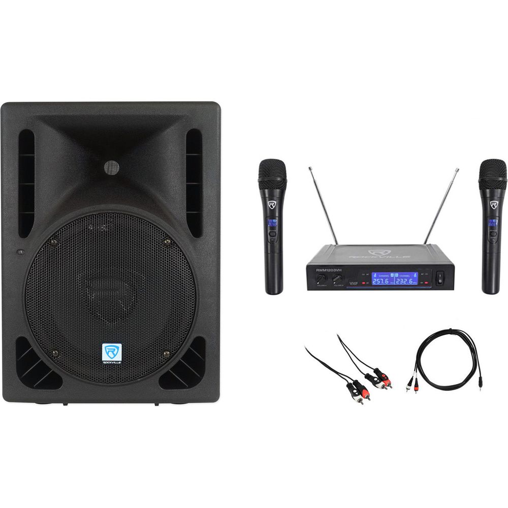 Powered 10" iPad/iPhone/Android/Laptop/T.V. Karaoke Machine/System