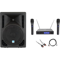 Powered 10" iPad/iPhone/Android/Laptop/T.V. Karaoke Machine/System