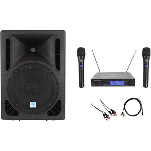 Rockville Powered 10" ipad/iphone/Android/Laptop/T.V. Karaoke Machine/System