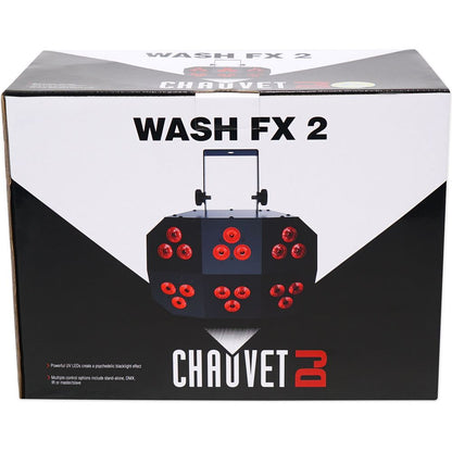 Chauvet DJ Wash FX 2 DMX RGB+UV Eye Candy Effect Dance Floor Party Wash Light