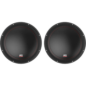 (2) MTX 3510-02 10" 1000 Watt Peak SVC 2-ohm Car Audio Subwoofers Subs