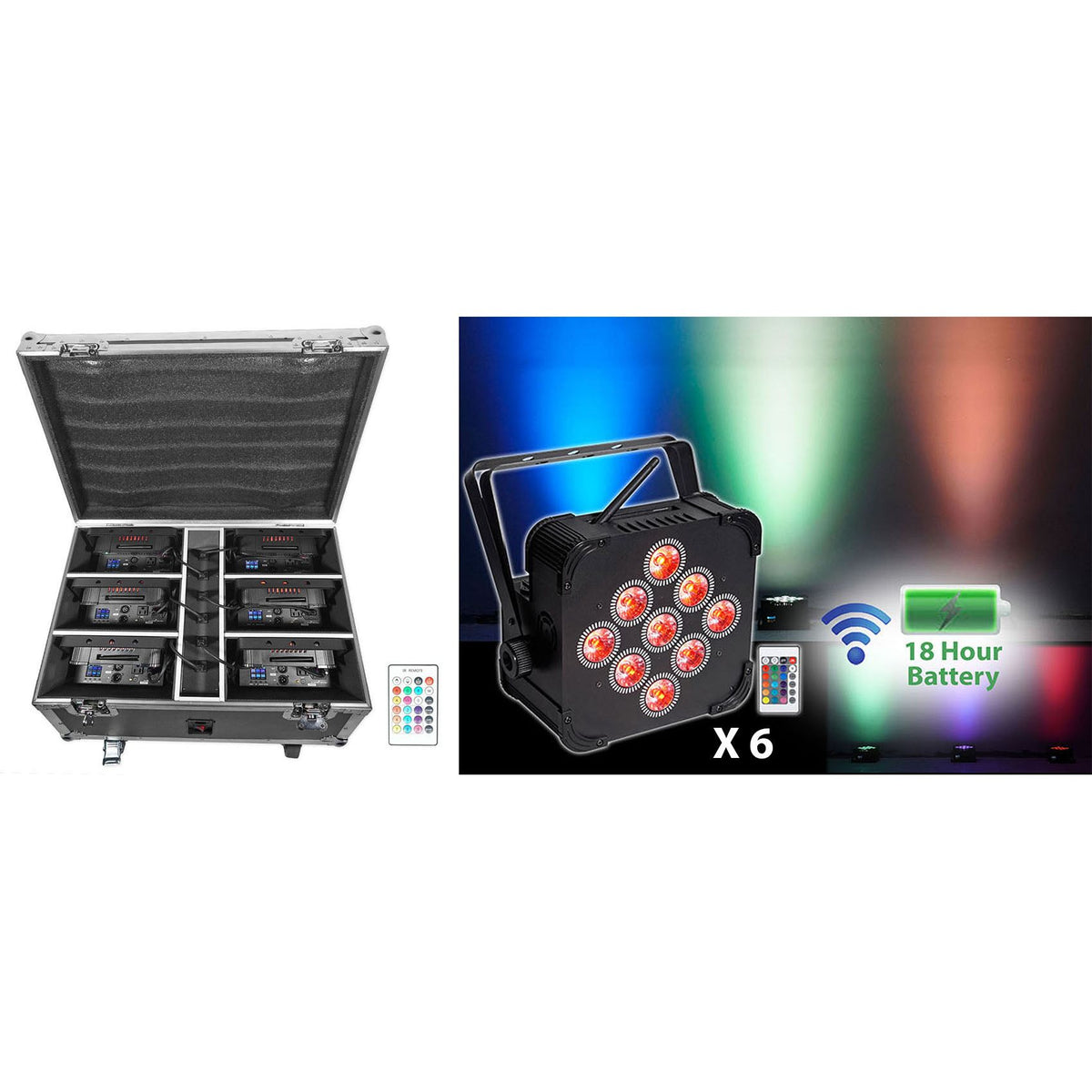 BEST PACK 60 Black 6-Pack + ROCKFORCE W2 Controller Bundle
