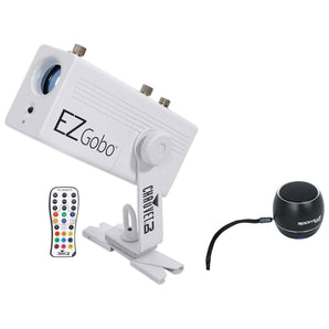 Chauvet DJ EZ GOBO Battery Operated LED GOBO Projector + Bluetooth Speaker