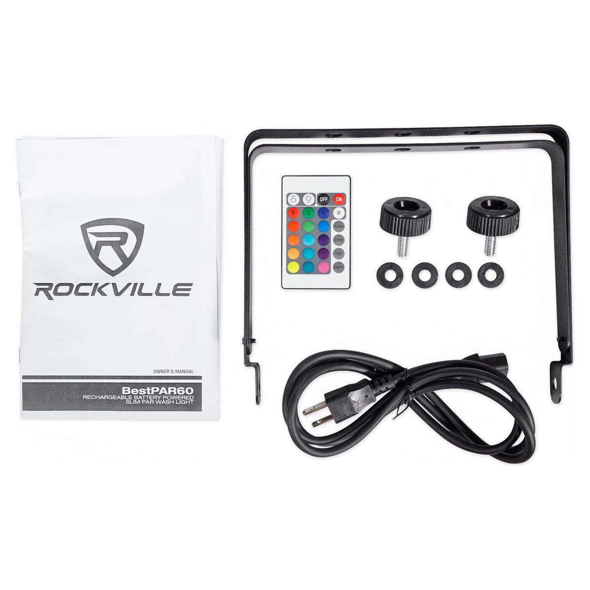 BEST PAR 60 6-Pack + ROCKFORCE W2 DMX Controller Bundle