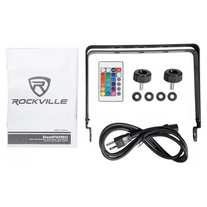 BEST PAR 60 6-Pack + ROCKFORCE W2 DMX Controller Bundle