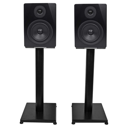 APM5B Black + RS21B 21" Speaker Stands Bundle