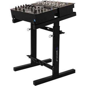 Rockville Portable Adjustable Mixer Stand Compatible with Rane Sixty-Four Serato DJ Mixer
